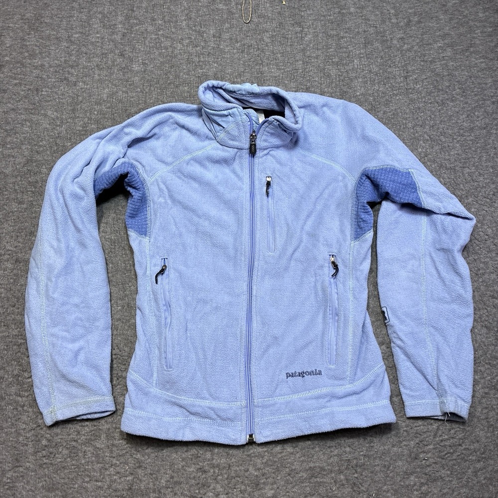 Patagonia R2 Fleece Jacket Womens XS Blue Full Zip Regulator Technical Outdoor